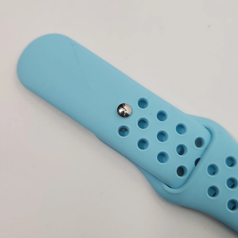 COPY - 22 mm lug Apple Watch Compatible 3 band latex snap band set for MEN, NWT